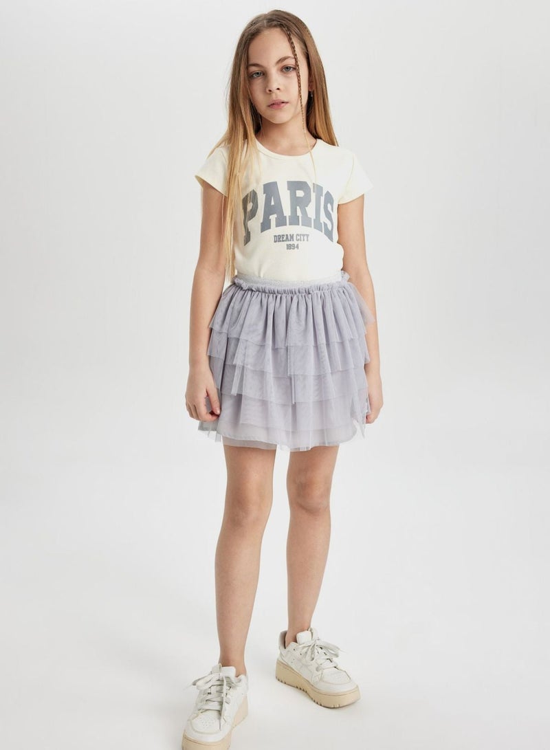 ديفاكتو تيشيرت بقصة ضيقة وأكمام قصيرة - Image 4